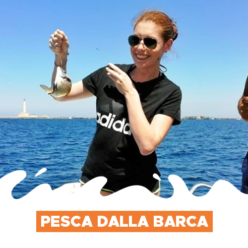 Escursioni in barca Gallipoli - pesca dalla barca